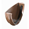 ТН заглушка желоба (коричневый)