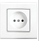 Розетка VIKO Linnera S белая 91400007/364-36030