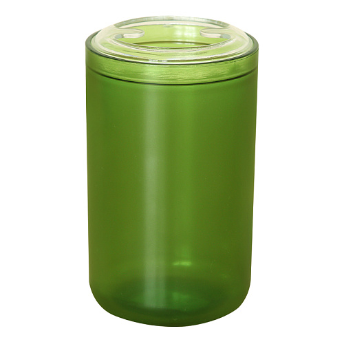 Стакан для зубных щеток Delphinium Green, пластик/106303