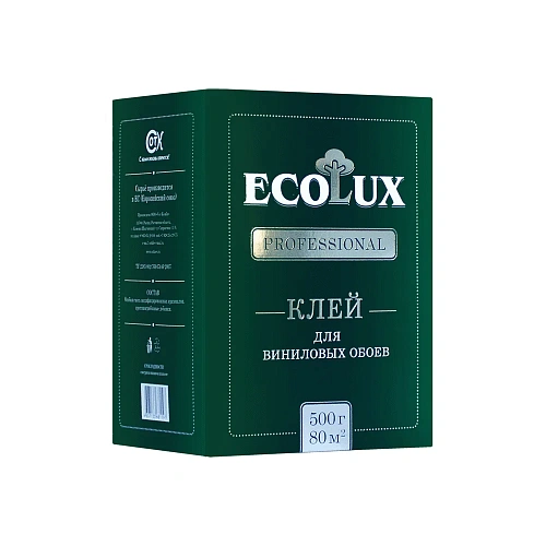 Клей обойный ECOLUX professional Виниловый 500 гр /23293
