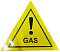 Наклейка на авто Gas