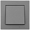 Переключатель ЗАРЯ ВТ-01 серый soft-touch /4833
