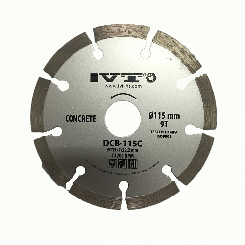 Диск алмазный отрезной DCB-115C IVT /2240