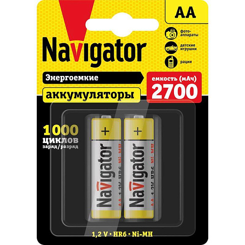 Аккумулятор Navigator NHR-2700-HR6-BP2 94465