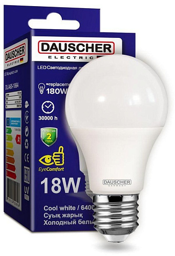 Лампа DEUTSHER А65 18W Е27 6400К