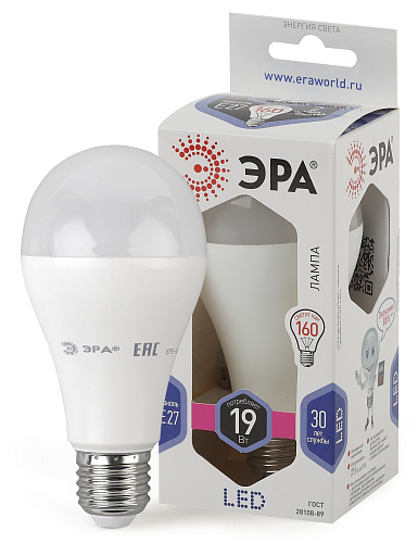 Лампа LED ЭРА А65-19W-860-E27 1702