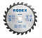 Диск пильный по дереву RODEX 230 мм, 24 зуба /RTS24230