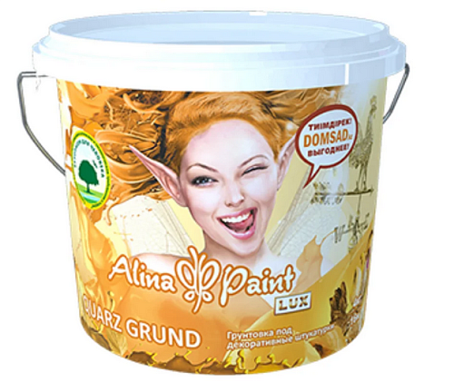 Грунтовка Alina Paint QUARZ GRUND 4кг всесезонная