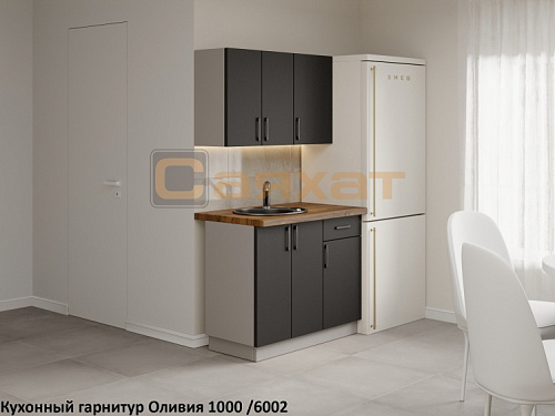 Кухонный гарнитур Оливия 1000/6002