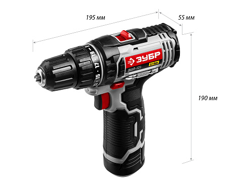 Дрель-шуруповерт ЗУБР ДШЛ-121 /А2791 фото 2
