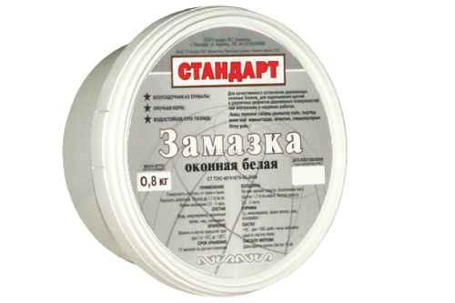 Замазка оконная УЛЬТРА 0,8 кг/0078