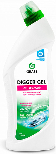 GRASS моющее средство Digger Gel анти-засор/9180