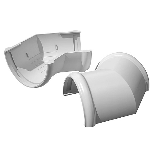 ТН угол желоба 135гр (белый)