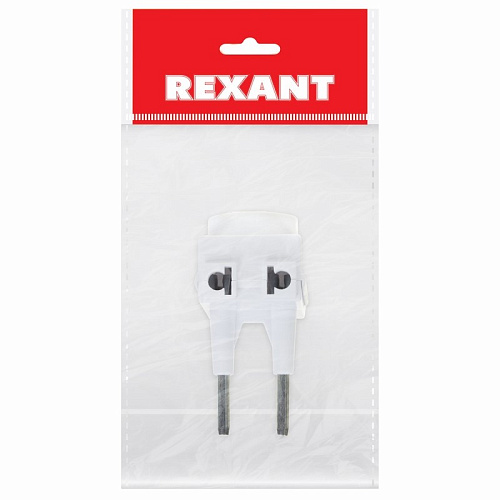 Переходник электрический Козья ножка 220В 10А REXANT 11-1065