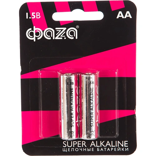 Батарейка Фаза Super Alkaline LR6 BL-2/2893