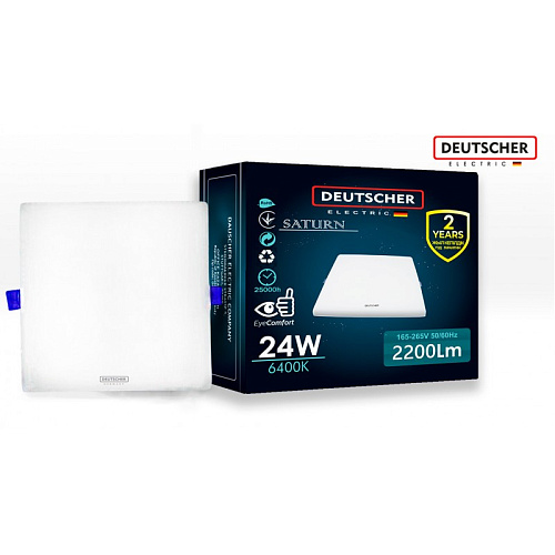 Спот LED SATURN квадратный о/у 18W 6400K