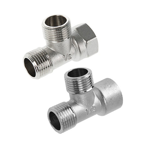 Тройник никель 1/2" нар./вн./нар./STI 3509