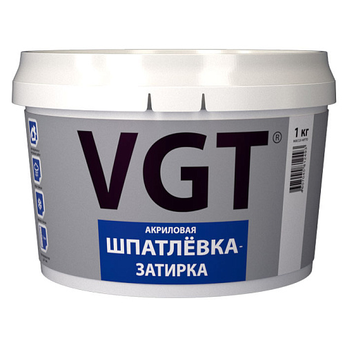 Шпатлевка-затирка VGT 1 кг/4177