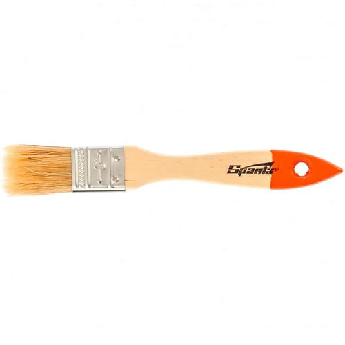 Кисть SPARTA плоская  Slimline 1" натур.щетина, дер. ручка /824205