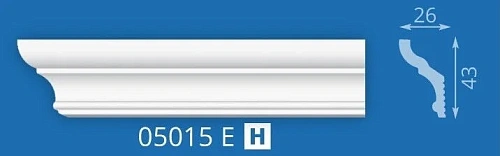 Плинтус потолочный 05015Е