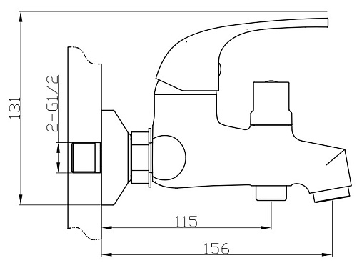 Смеситель ESKO Verona New для раковины VR54B фото 2