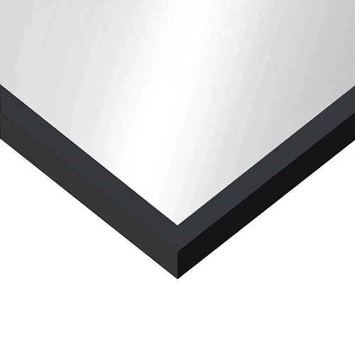 Зеркало металл (черное, золото)