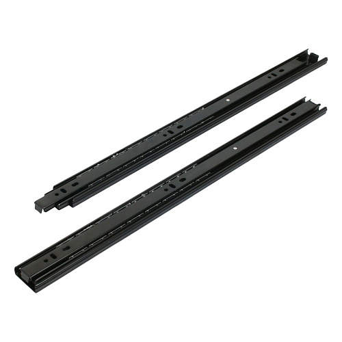 Направляющие шариковые 35-450/18" 2шт. StahlBuro черные /16323