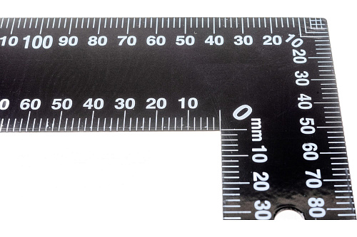 Уголок линейка черный 250*300мм LIT