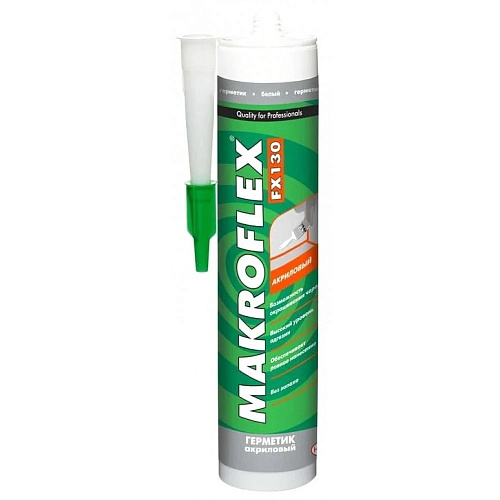 Герметик Makroflex FX 130 акриловый белый 280 мл/0528